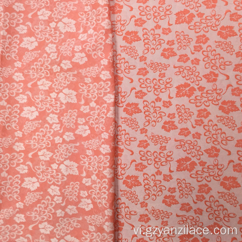 Orange Silk In bọc vải Jacquard